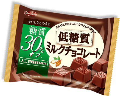 低糖質ミルクチョコレート商品画像