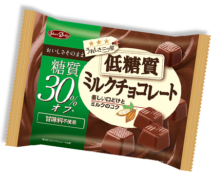 低糖質ミルクチョコレート商品画像